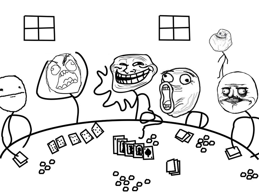 900x675 Memes Playing Poker By Thevinnler