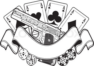 320x223 Skeleton With Top Hat Playing Dice Stock Vector Colourbox