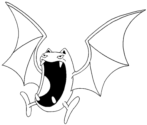 500x426 How To Draw Golbat From Pokemon With Step By Step Drawing Tutorial