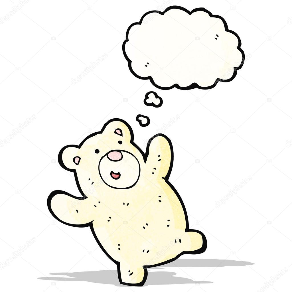 1024x1024 Funny Little Polar Bear Cartoon Stock Vector Lineartestpilot