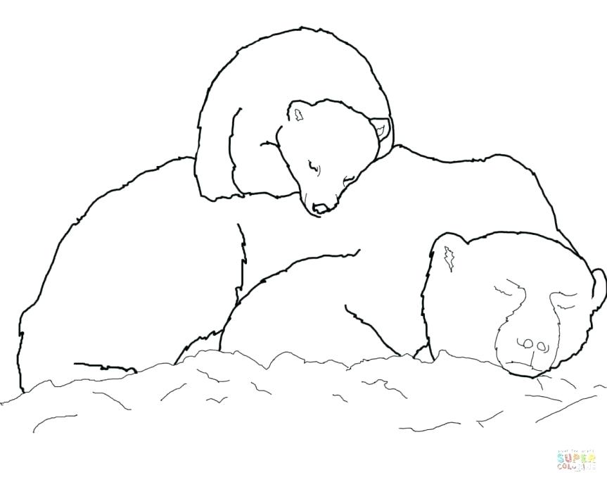 863x685 Cute Baby Polar Bear Coloring Pages Page Best Coloring Disney Book