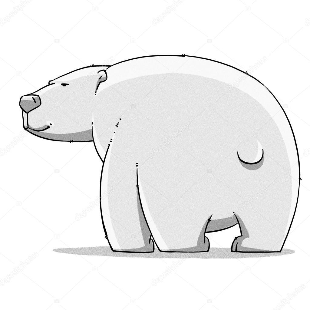 1024x1024 Funny Cartoon Cute Bear Illustration Stock Photo Turaevgeniy