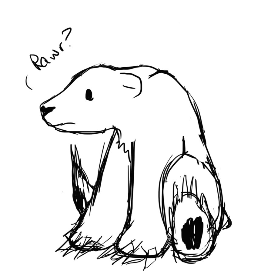 894x894 Polar Bear! D By Acoyph