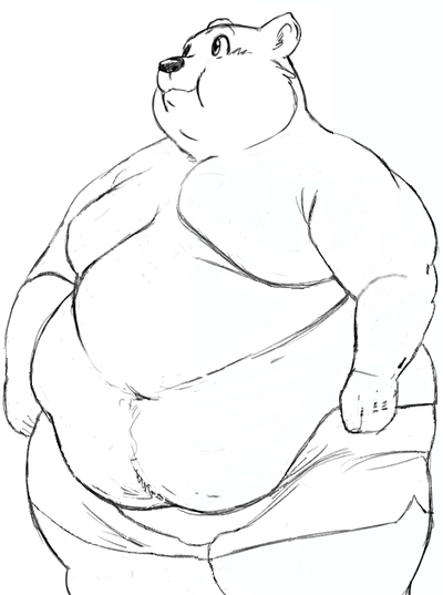 400x537 Polar Bear Fat Fursonae Montage By Atlya