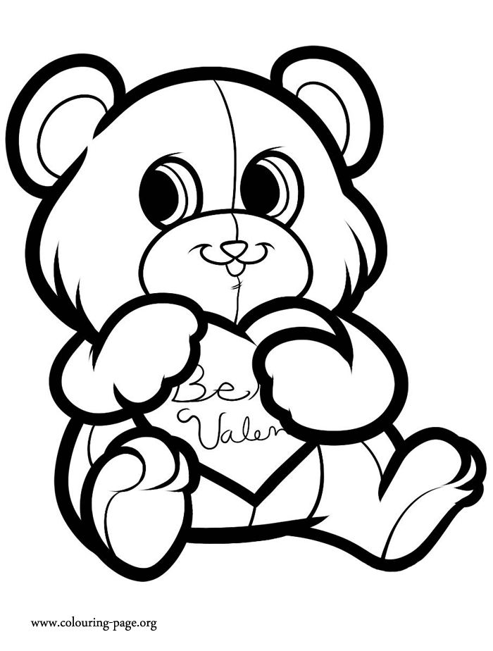 700x924 Cute Bear Coloring Pages