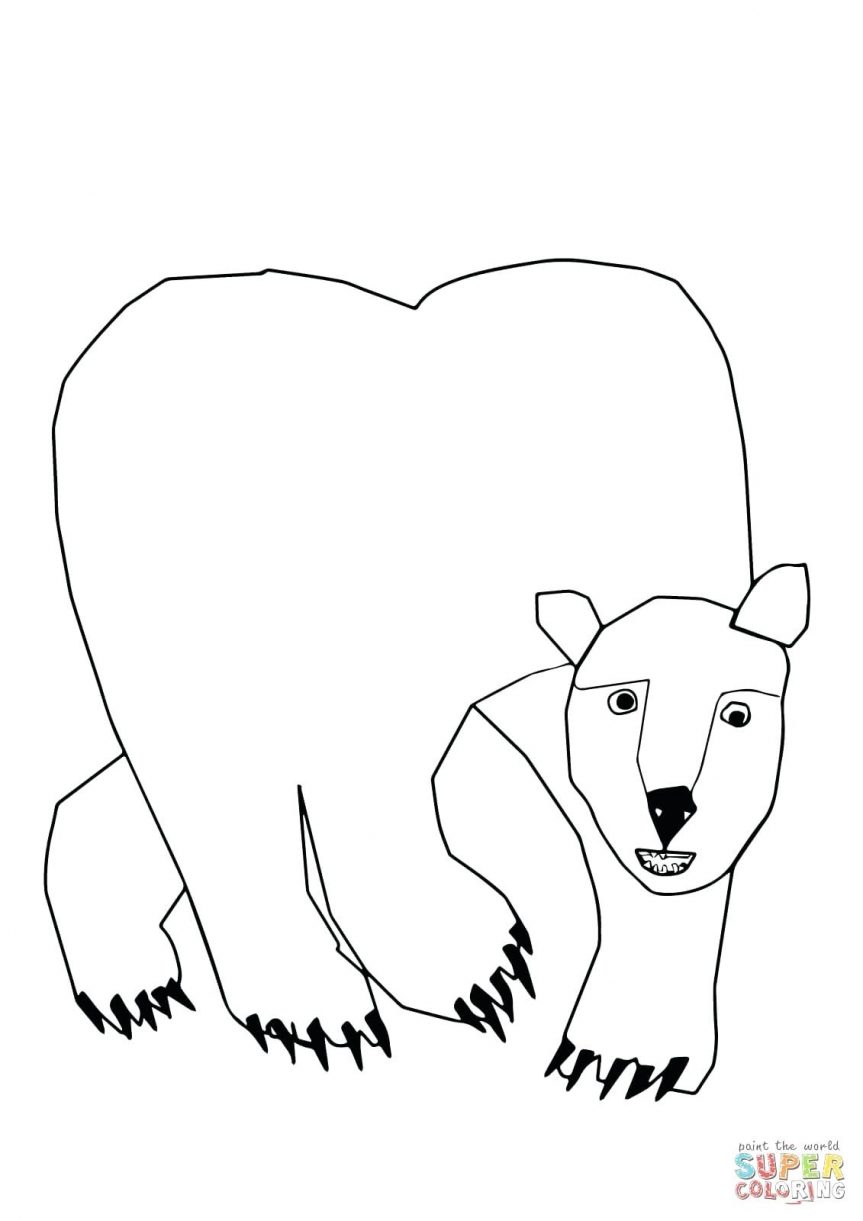 863x1221 Superb Polar Bear Express Coloring Page On Inspiration Article