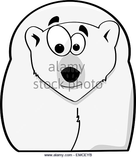 465x540 Cartoon Happy Polar Bear Stock Photos Amp Cartoon Happy Polar Bear