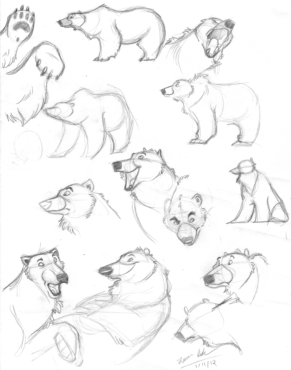 1008x1281 Polar Bear Face Drawing How To Draw A Bear Face Solution For How