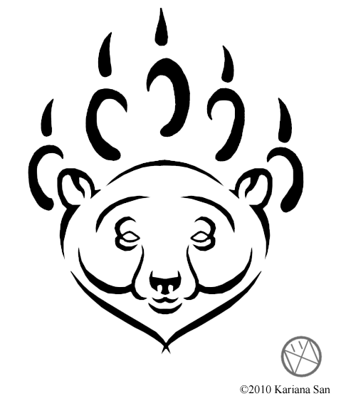 479x570 Tribal Polar Bear Tattoo. Will Probrably Get If My Father Passes