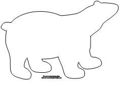 236x167 The Best Polar Bear Outline Ideas On Polar Bear