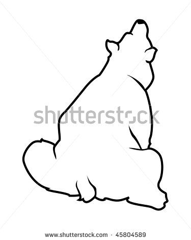 375x470 Best Polar Bear Outline Ideas On Polar Bear Crafts