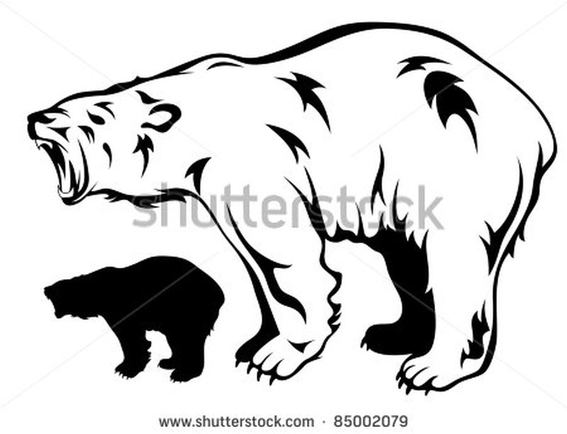 800x613 Amazing Polar Bear Tattoo Designs