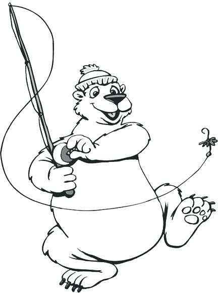 432x579 Coloring Pages Of Polar Bears Free Outline Pictures For Coloring