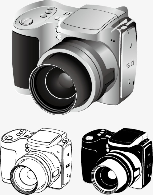 497x634 Vector Camera, Hd, Vector, Metal Png And Vector For Free Download