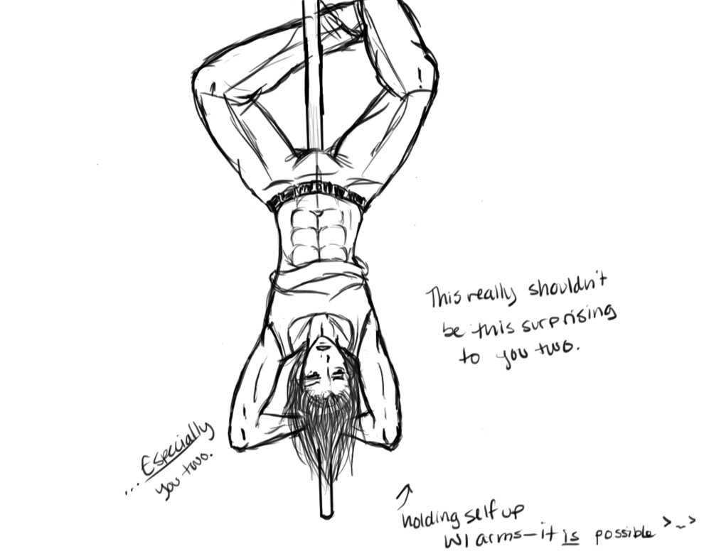 1021x783 Pole Dancing Mom Drawing