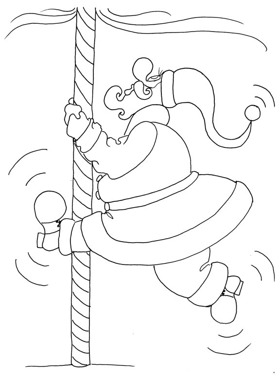 570x775 North Pole Dancing Christmas Coloring Pages For By Chubbyart