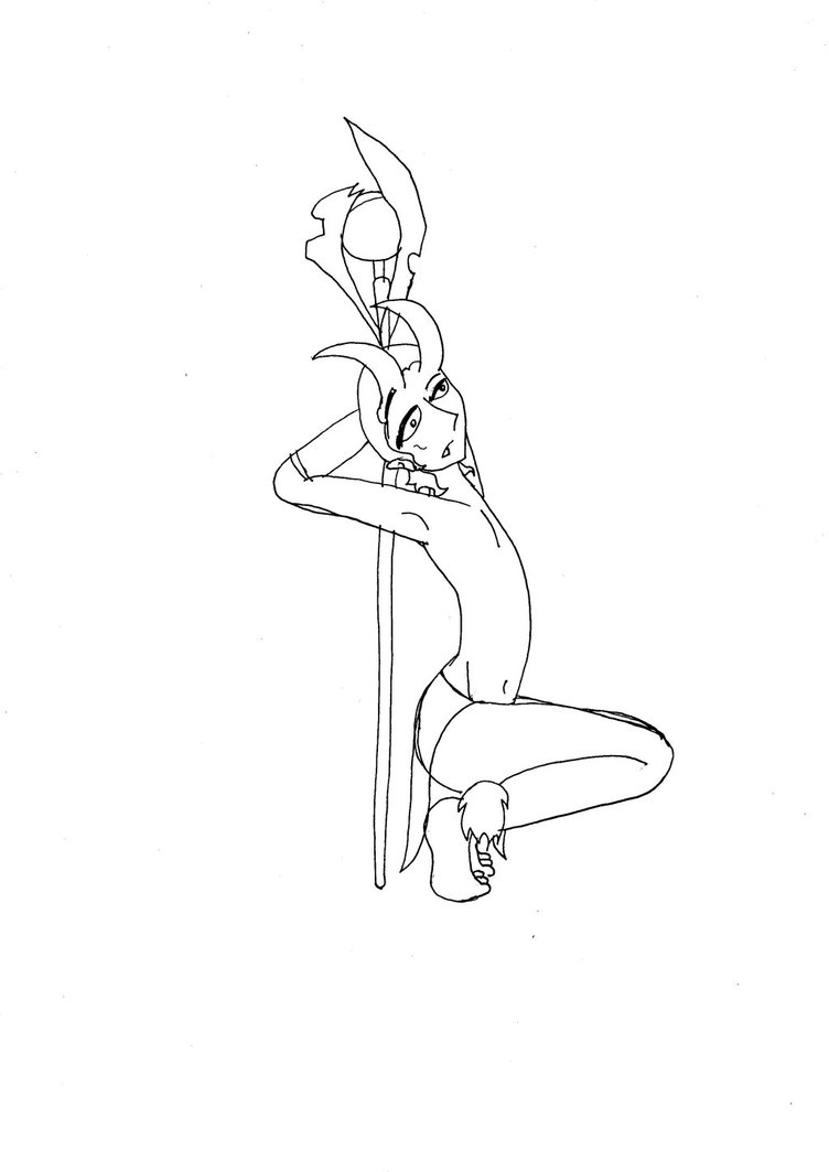 752x1063 Pole Dancing Loki Jotun Edition By Gratzalia