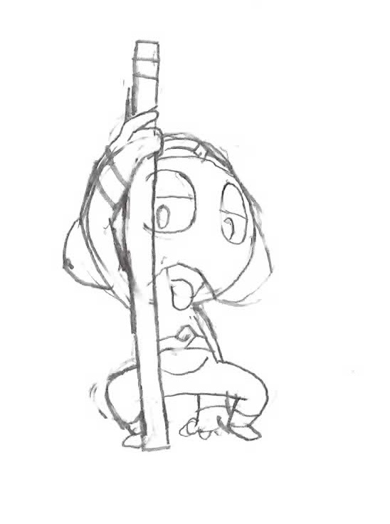 548x736 Shivava Pole Dancing Sketch By Kerokaminax