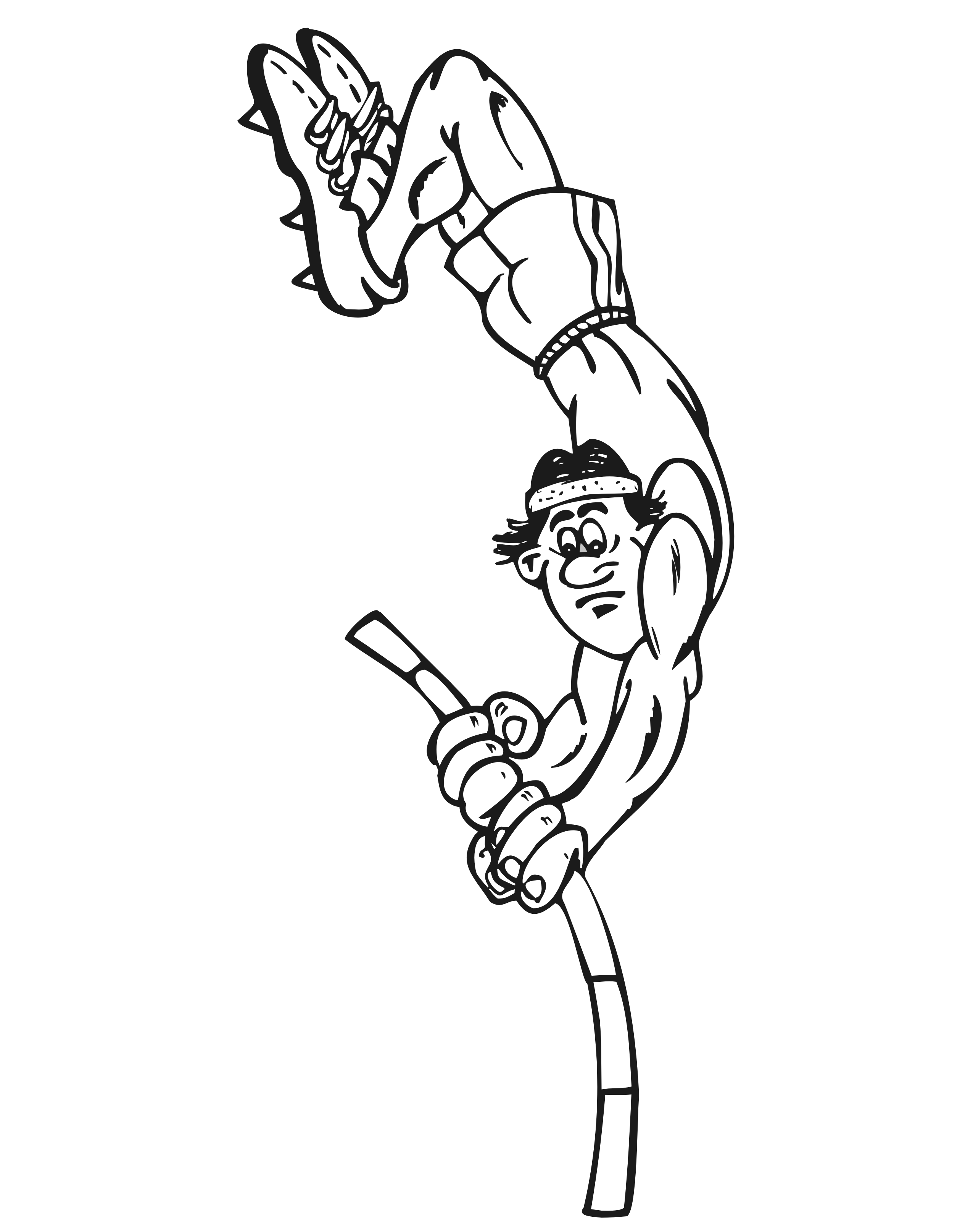 2550x3225 Summer Olympics Coloring Page Pole Vault Coloring Page