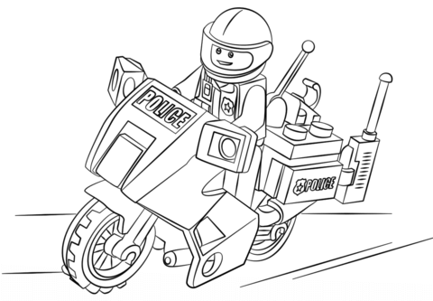 480x333 Lego Moto Police Coloring Page Free Printable Coloring Pages