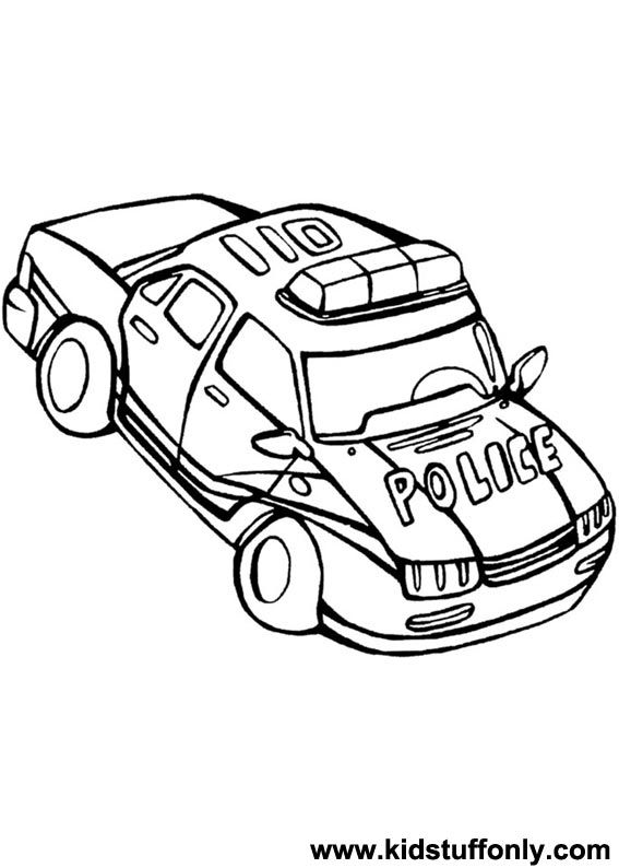 Police Car Line Drawing at GetDrawings | Free download
