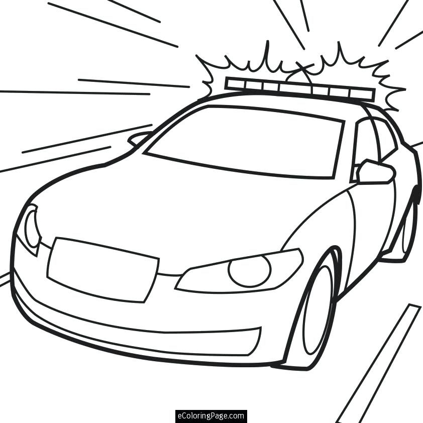 842x842 Policeman Coloring Page Police Car In Action Printable Coloring
