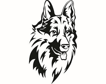 340x270 Police Dog Svg Etsy