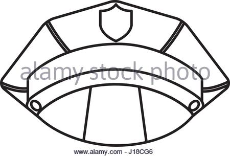450x307 Police Hat Isolated Icon Stock Vector Art Amp Illustration, Vector