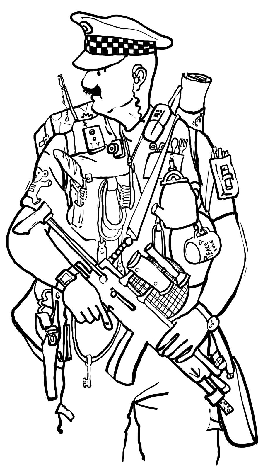 Police Officer Drawing at GetDrawings | Free download