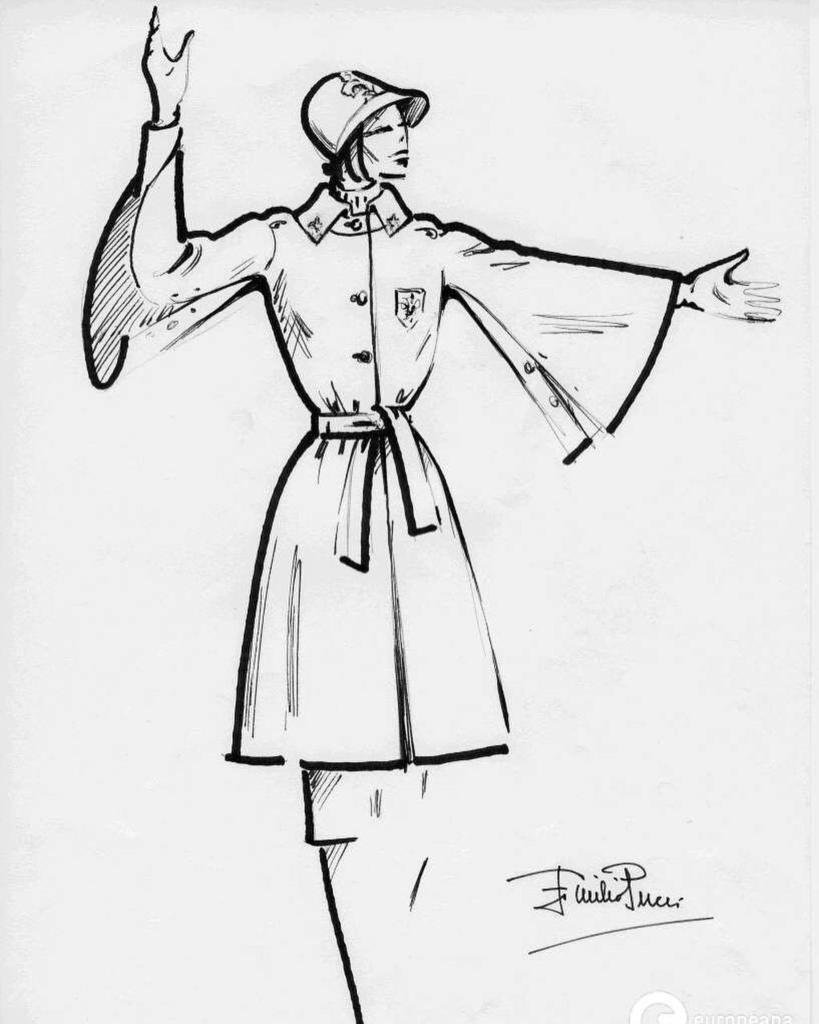 819x1024 Europeana Fashion On Twitter Municipal Police Uniform. Sketch By