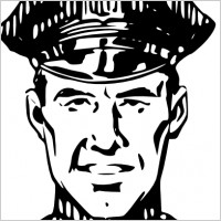 200x200 Head Clipart Policeman