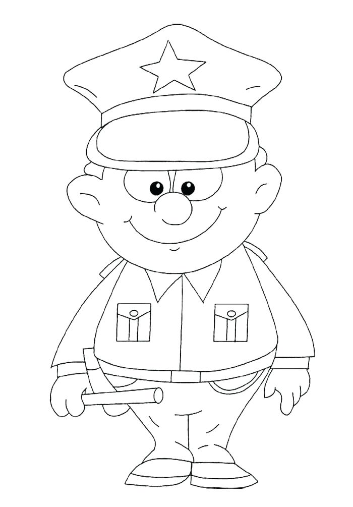 700x1005 Police Coloring Pages