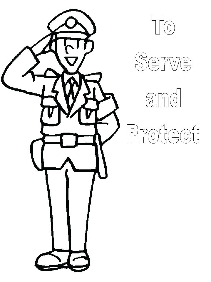 Policeman Drawing at GetDrawings | Free download