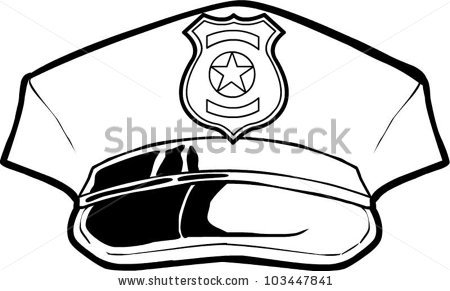 450x291 Drawn Hat Police