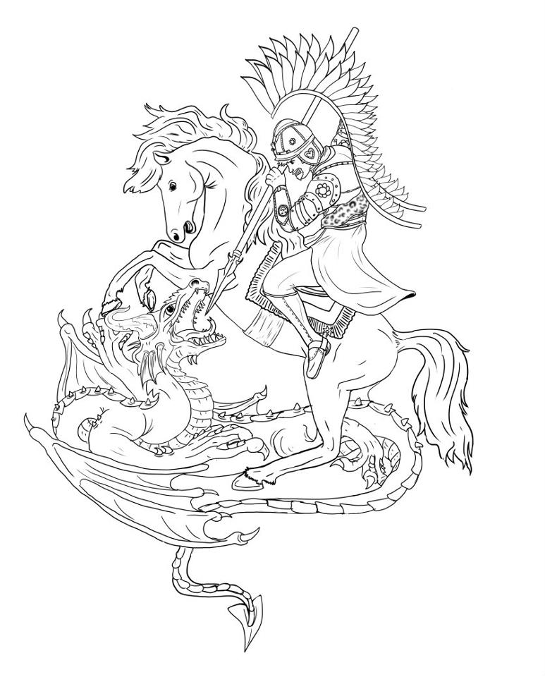 773x960 Polish Hussar Tattoo By Thirdaxis