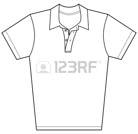 450x437 Polo Shirt Isolated On A White Background. Royalty Free Cliparts