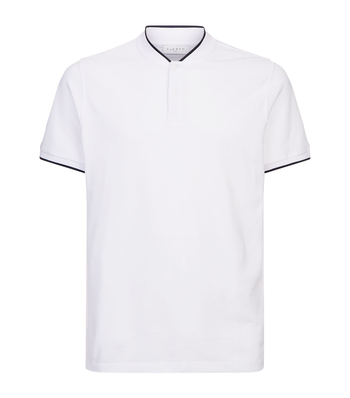 1400x1591 Sandro Stand Collar Polo Shirt