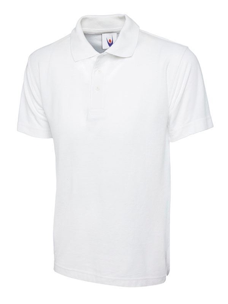 450x600 White Polo Shirt For Primary School Children. Valley Sports