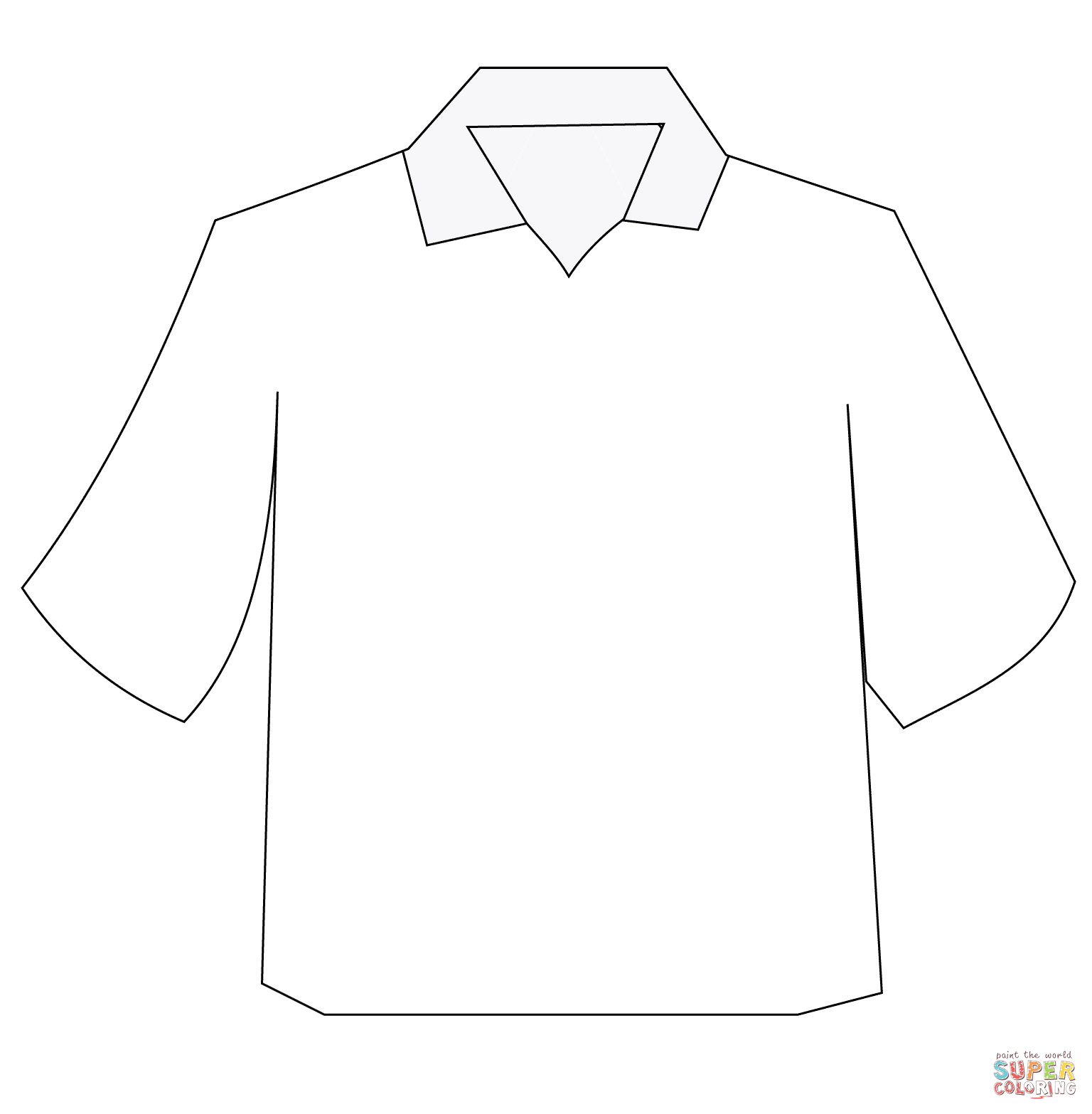 1536x1567 Polo Shirt Coloring Page Free Printable Coloring Pages