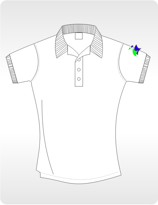 539x699 Admiral Lord Nelson Yr11 Girls Polo Shirt Hargreaves Promotions