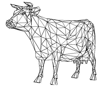 450x360 Cow Head Drawing