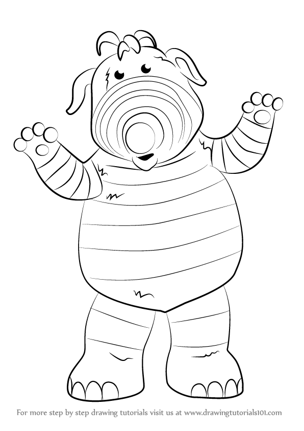 596x843 Learn How To Draw Baby Pom From Fimbles (Fimbles) Step By Step