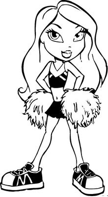 220x400 Drawings Of Cheerleaders Collection