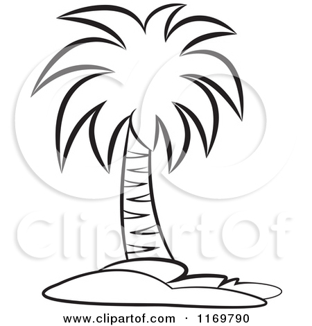450x470 Palm Tree Clipart Black And White Clipart Panda