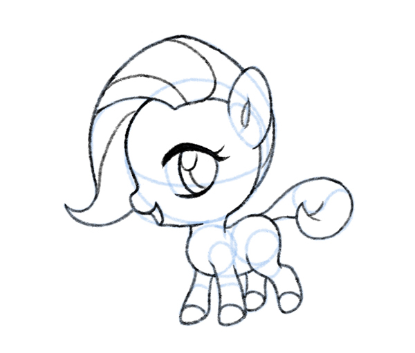 600x510 How To Draw A Chibi Pony
