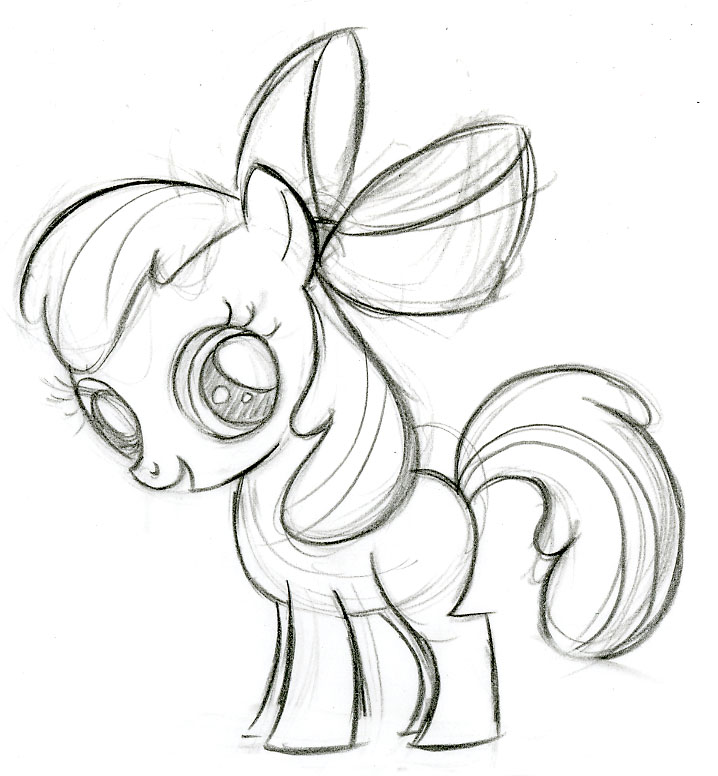 718x776 My Little Pony G4 Concept Art Drawingsketches.