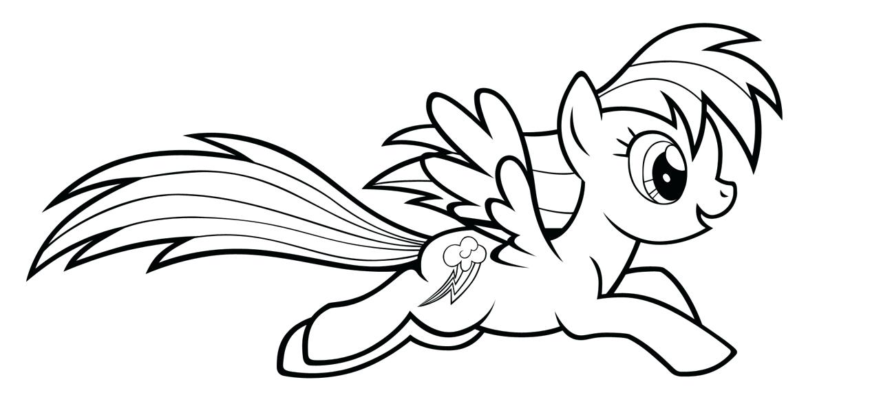 1280x587 Pony Color Pages My Little Pony Coloring Pages Rainbow Dash