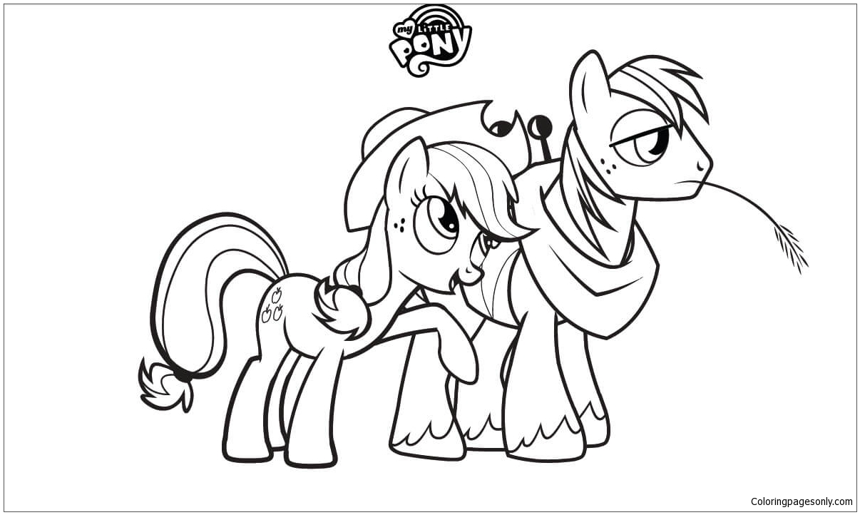 1206x722 My Little Pony Base Coloring Page