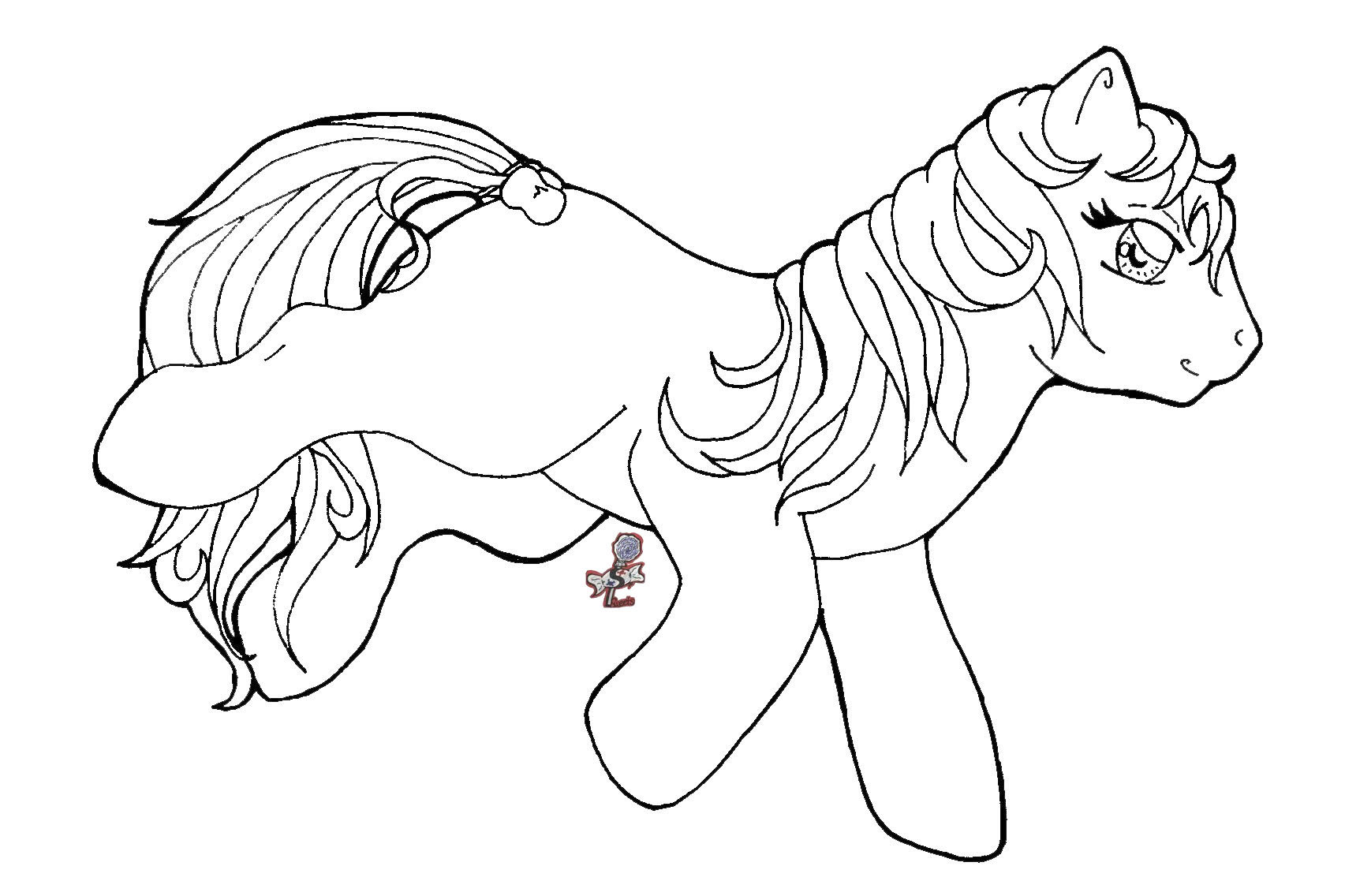 1705x1136 My Little Pony Lineart Base By Sweets B