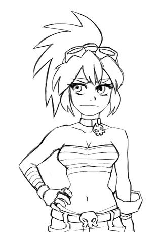 320x458 The Best How To Draw Ponytails Ideas On Cartoon